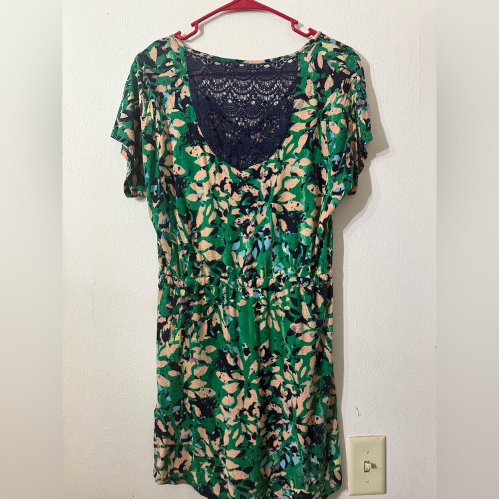 MUDD Vintage Floral Boho Mini Dress Size Medium